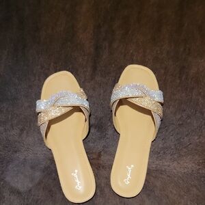 Elegant Rhinestone Sandals